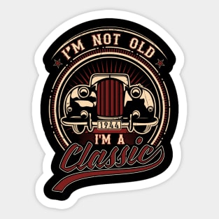 I'm Not Old I'm A Classic Oldtimer 1944 Love Gift Sticker
